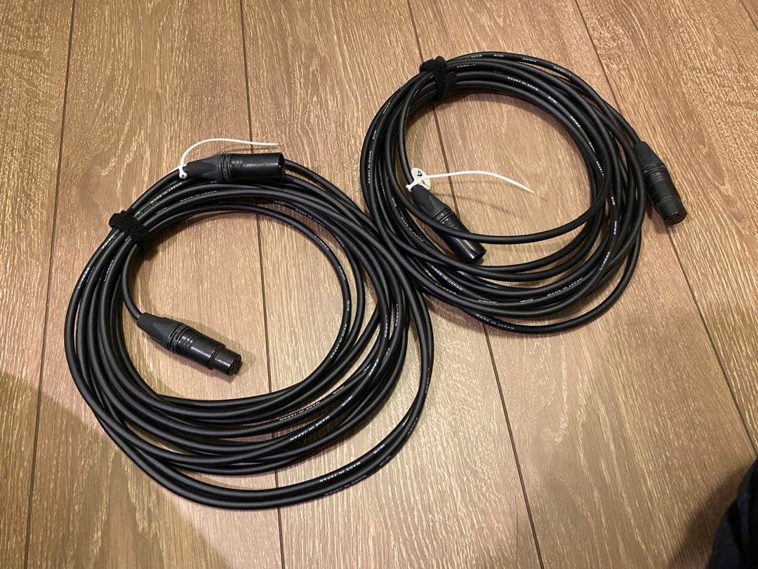 CANARE 4E6S 7m 2本 NEUTRIK XLR マイクケーブル ②