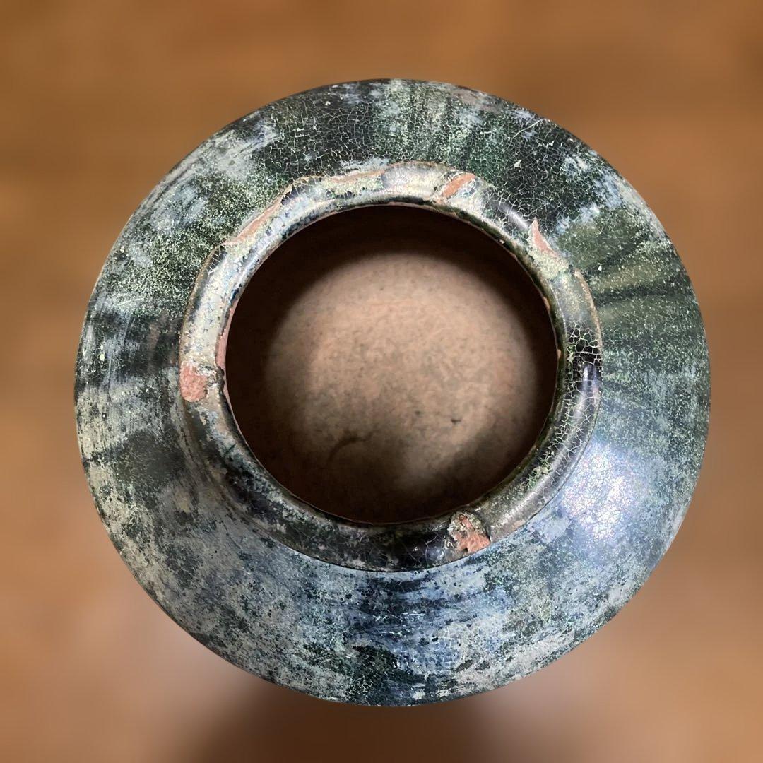 緑釉壺　中国発掘品