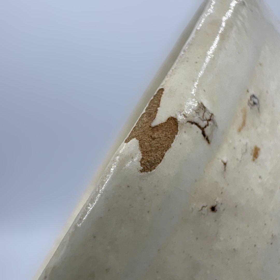 丹波焼　白かけ　石田陶春　茶盌