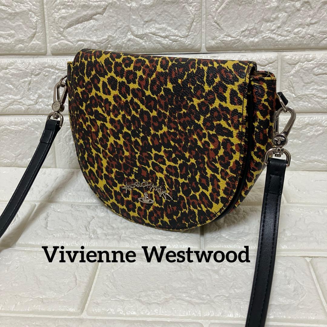 ヴィヴィアンウエストウッド　アングロマニア　レオパード　ショルダーバッグ