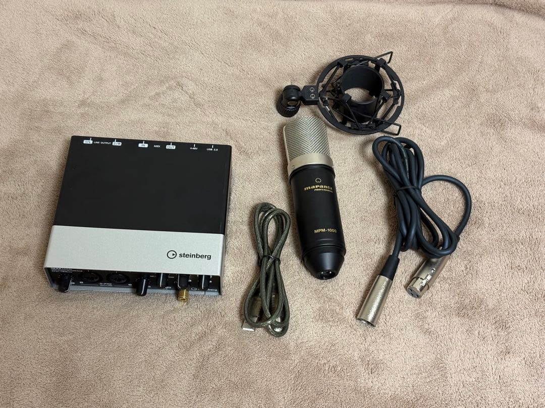 steinberg UR22オーディオインターフェイス マランツMPM-1000