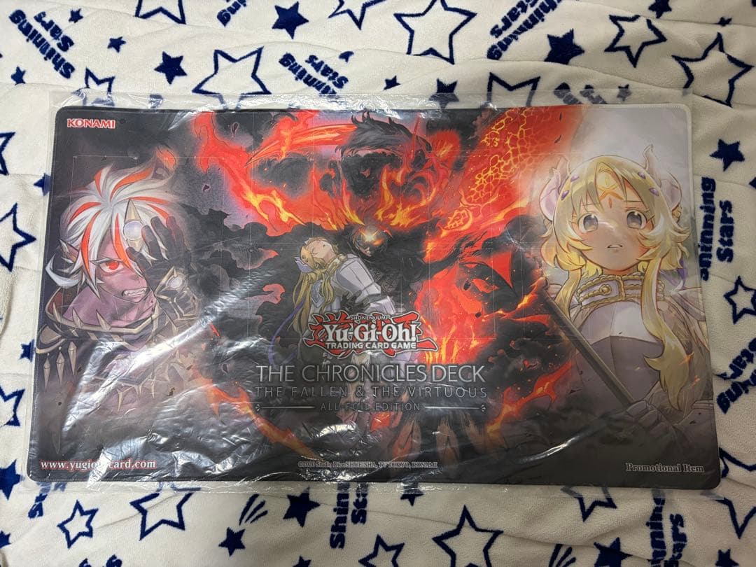 遊戯王 the fallen & the virtuous プレイマット 未開封