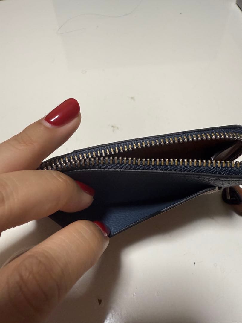 ロエベ　LOEWE 財布　ケース　ネイビー　限定