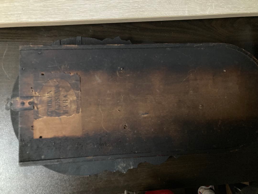 地球馬 尾張時計 ダルマ柱時計 8日巻 ボンボン時計