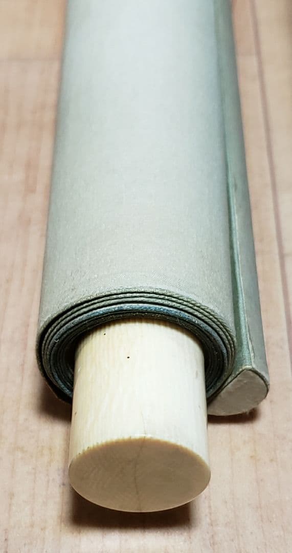 【平等院鳳凰堂図】苑渓 983 京都 共箱　掛け軸　肉筆