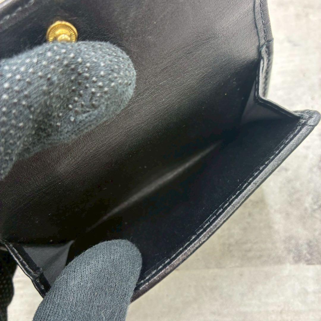 極美品 コーチ archive ジャッキー金具 ミニ財布 コンパクトウォレット