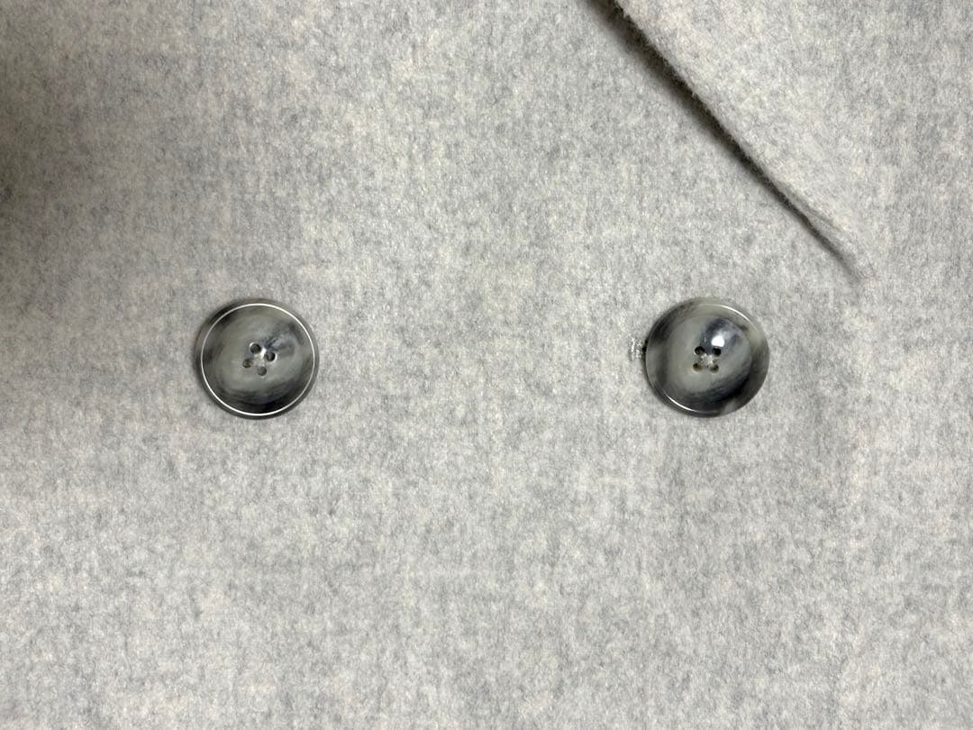 GALLARDAGALANTE ウールビーバーチェスターコート　ライトグレー