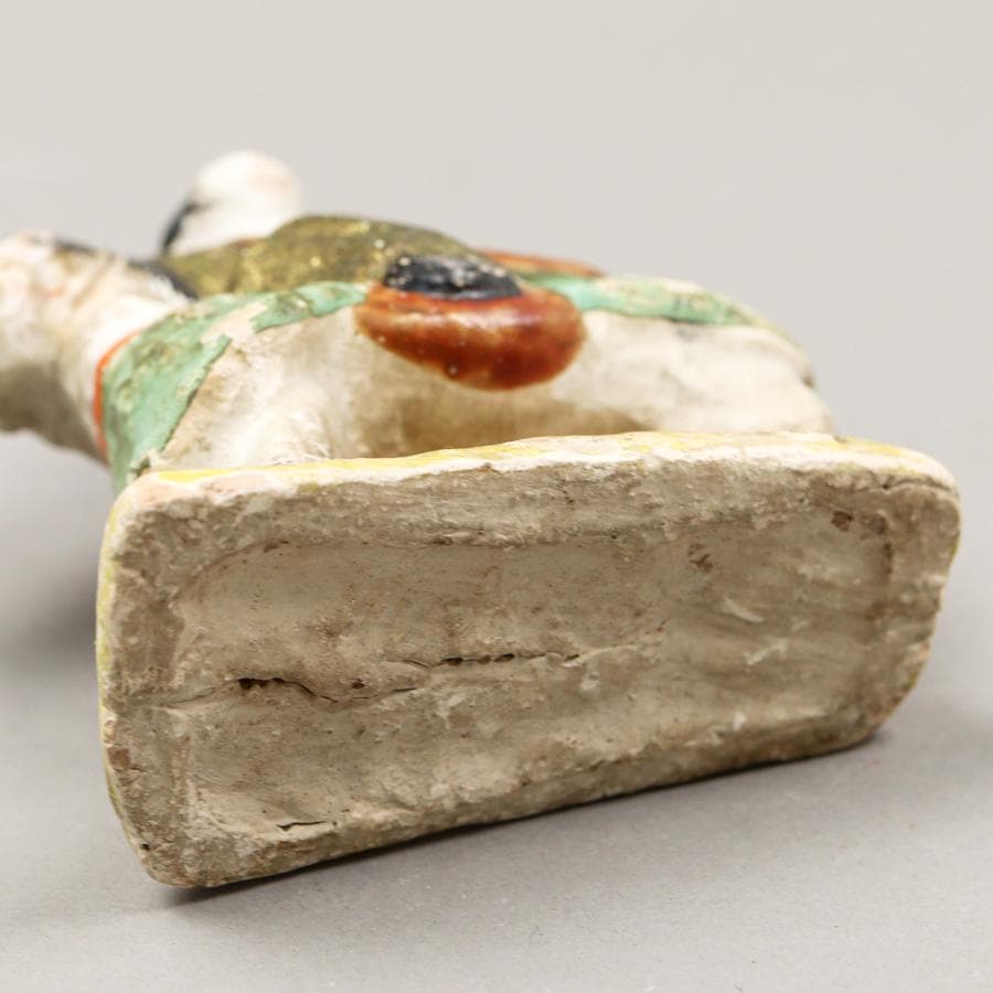 馬乗り小姓 土人形 置物 民芸品