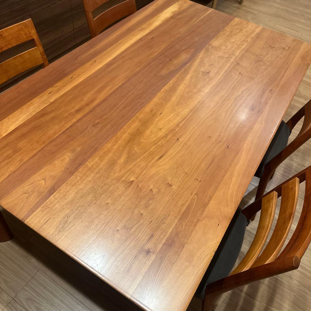 カリモク　ダイニングテーブルセット　DU5205 チェリーナチュラル　4脚