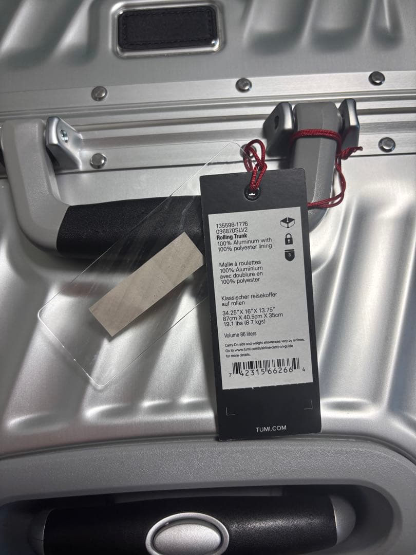 TUMI ローリング・トランク 19 DEGREE ALUMINUM 86L