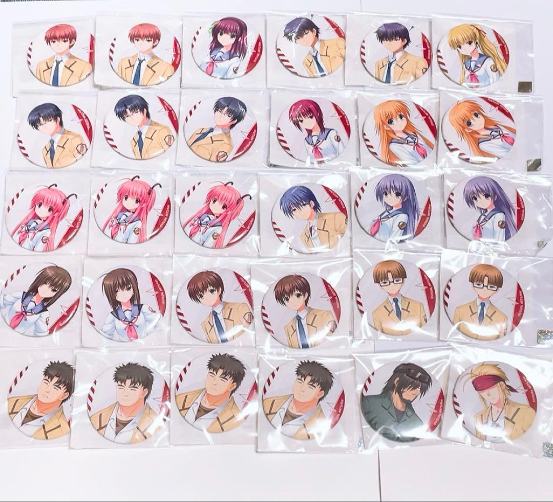 EⅠ Angel Beats! メモリアルくじ Eurekaくじ E賞 缶バッジ