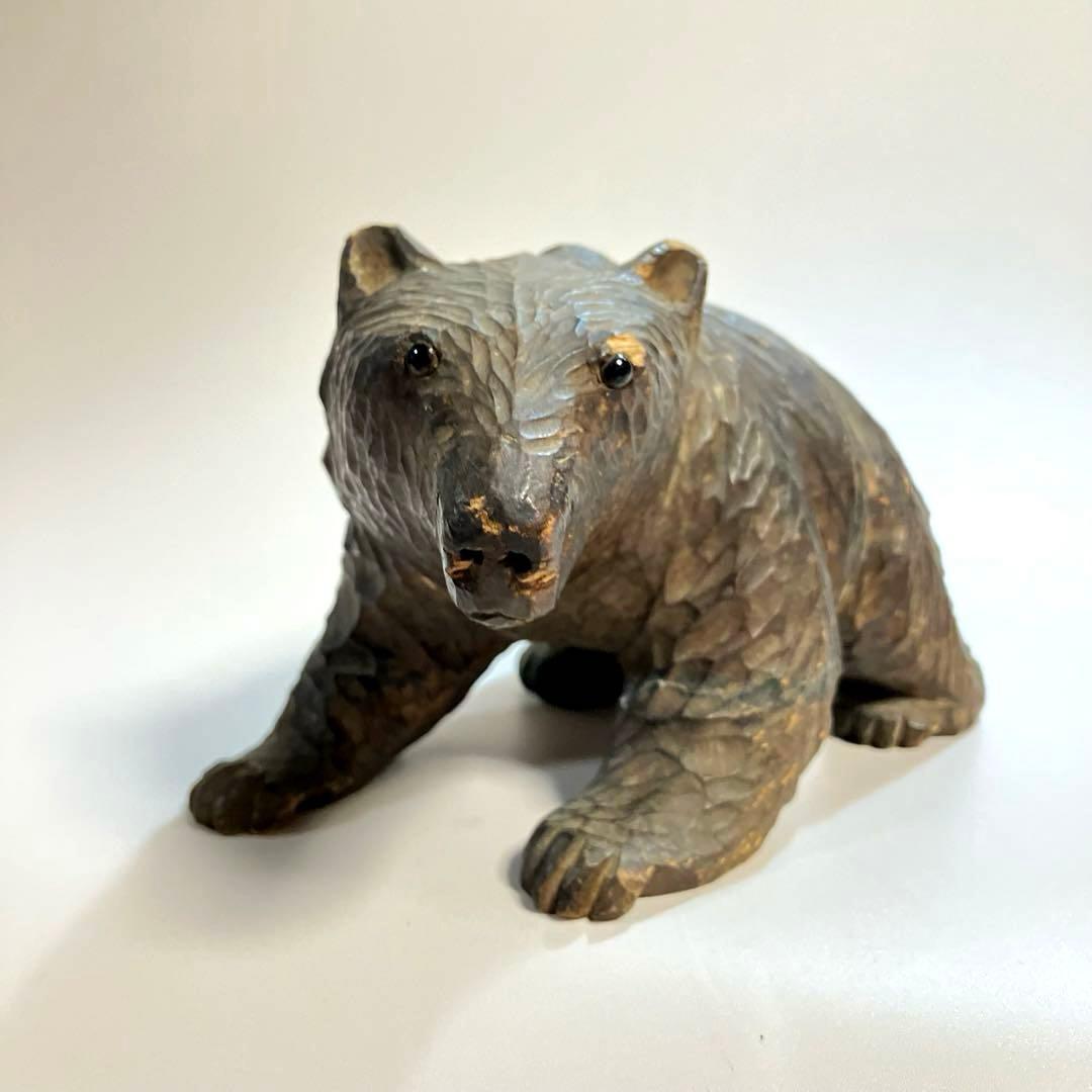 専用　北海道　古作　旭川　アイヌ　木彫りの熊　木彫り熊　木彫熊　民芸　伝統工芸