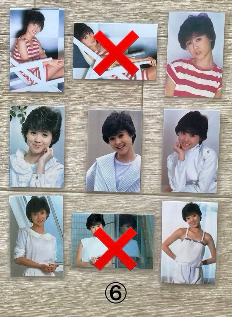 バラ売り可　松田聖子さんラミネートカード　52枚　昭和アイドル　昭和レトロ