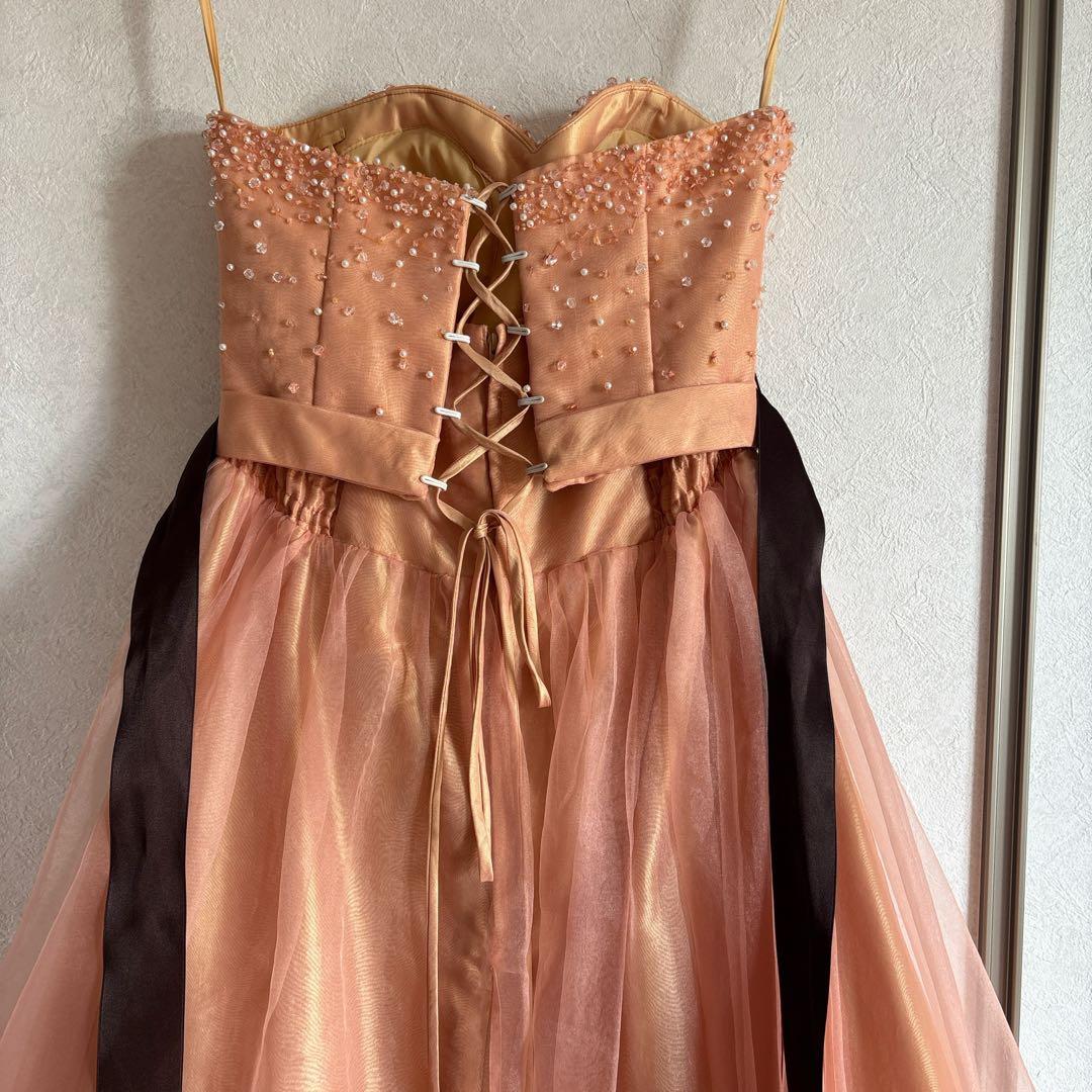 ribbondress9〜13号 約M・Lサイズ(ウエディング結婚式発表会演奏会