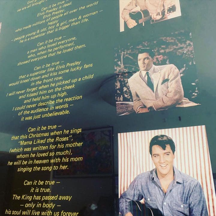 レア　1977年　ビンテージ　エルビスプレスリー　ポスター　ロカビリー　ロック