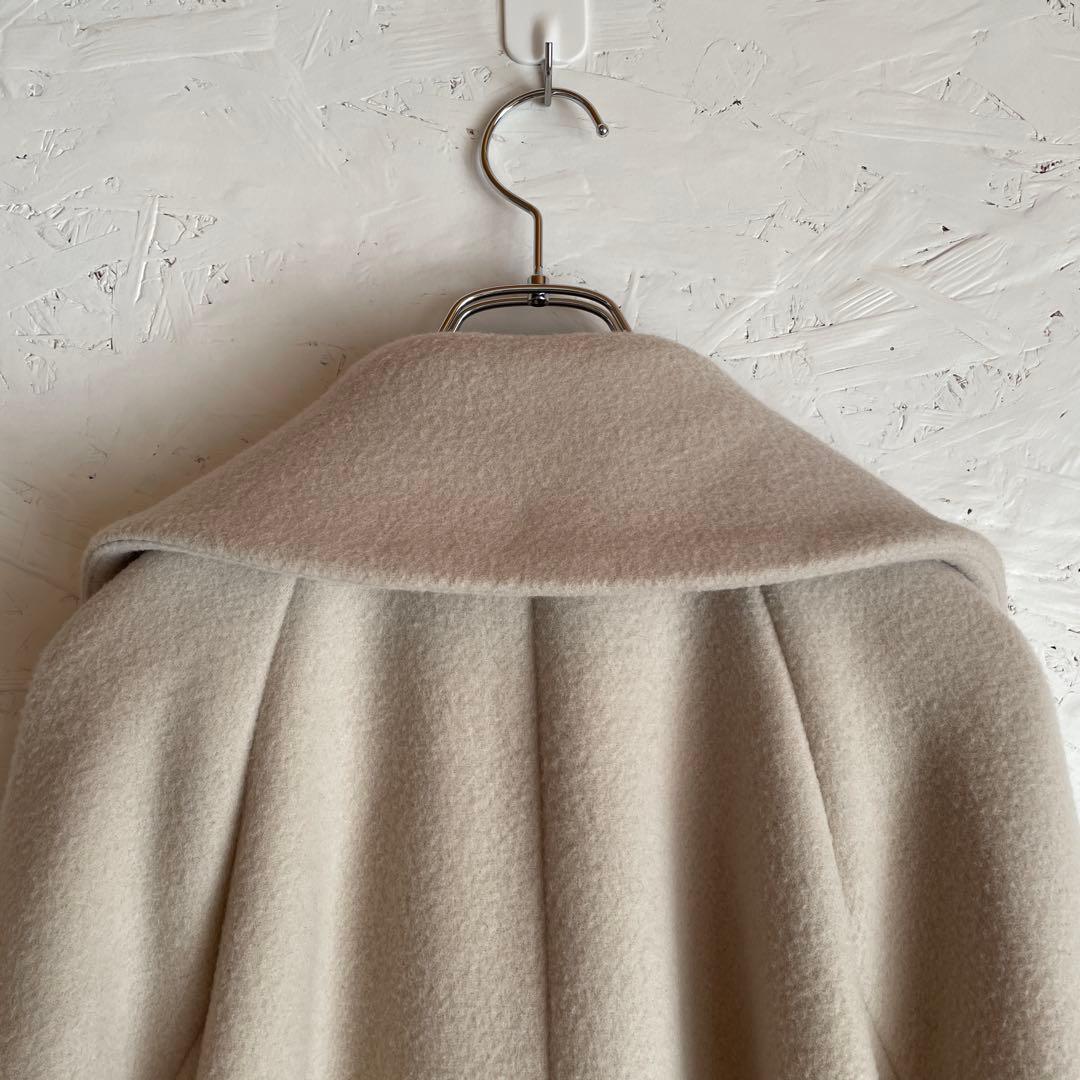 日本製【NOBLE】ウールロングチェスターコート　36