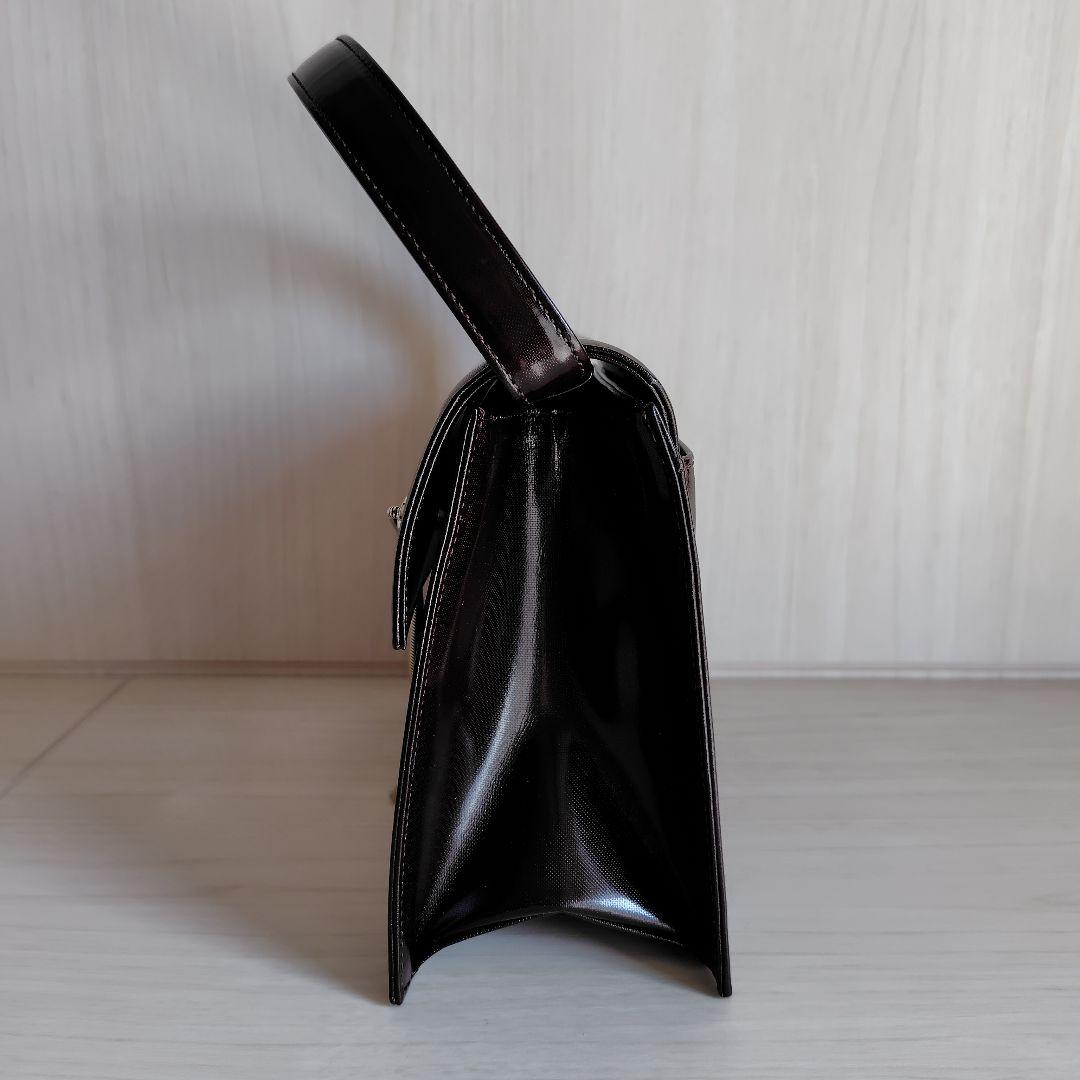 GIVENCHYレザーハンドバッグ(ダークブラウン)