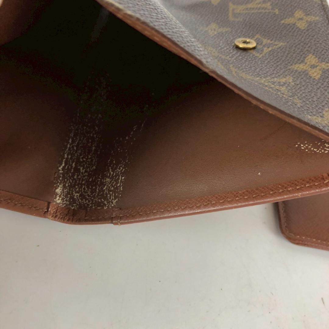 LOUIS VUITTON ルイヴィトン エテュイパピエ モノグラム 三つ折り財