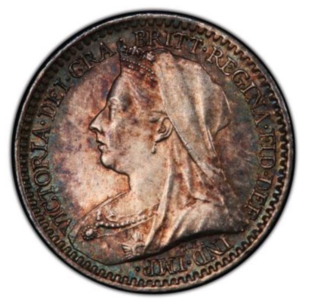 【希少】1894年 PCGS PL65 ヴィクトリア女王 
