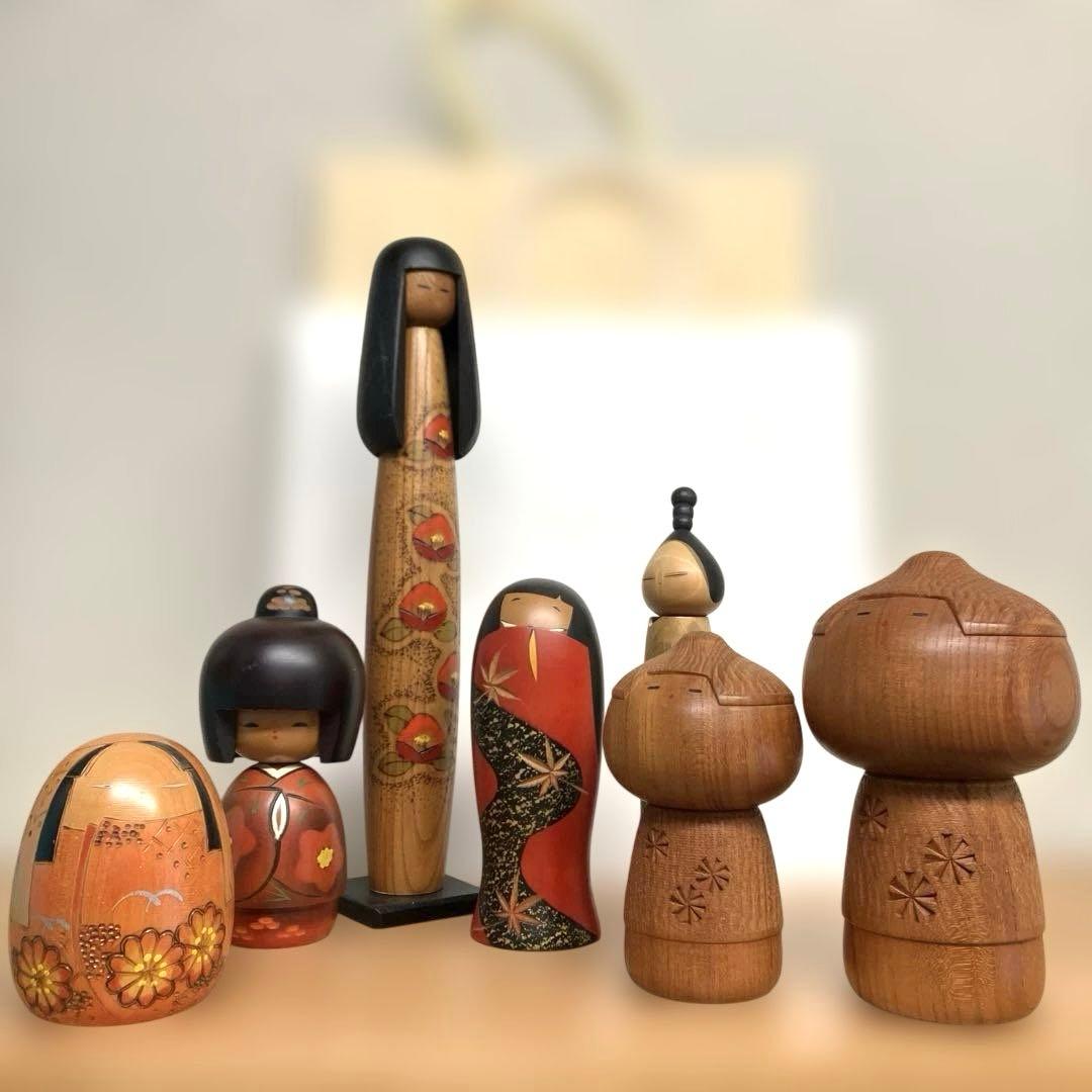 J*h様 創作こけし　豊楽　正楽　卯三郎　快平　まさし作　等