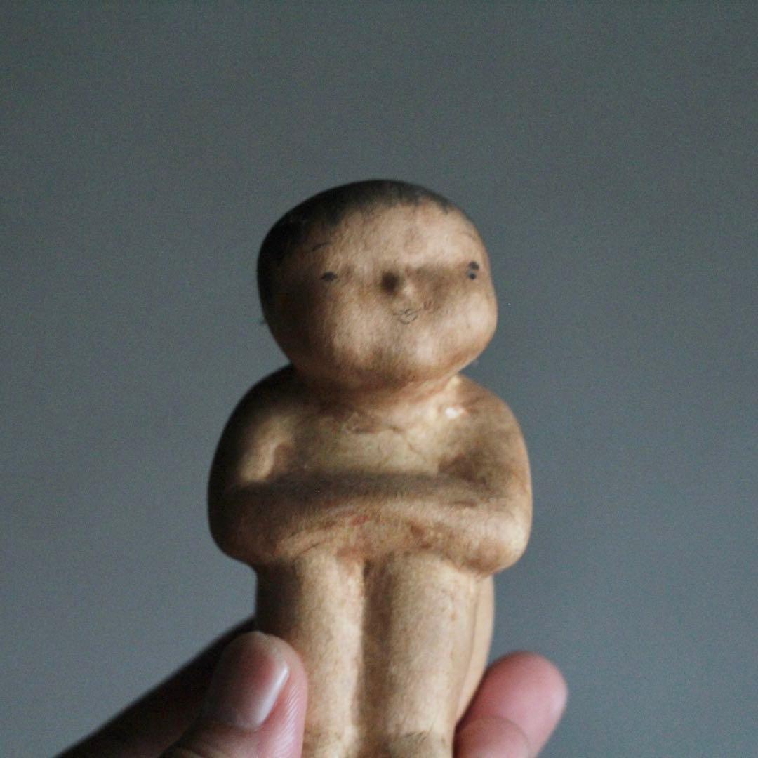 みよろ人形 「水辺興談」戦後複製品 三四郎人形 郷土人形 古道具 アンティーク