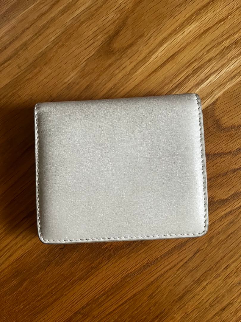 Maison Margiela 二つ折り財布 グレージュ 羊革