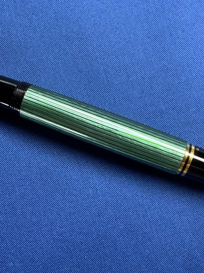 ペリカン スーべレーン m1000 緑縞