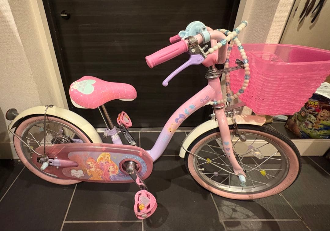 【直接お渡し限定価格】幼児用自転車 プリンセス　ゆめかわ　16インチ