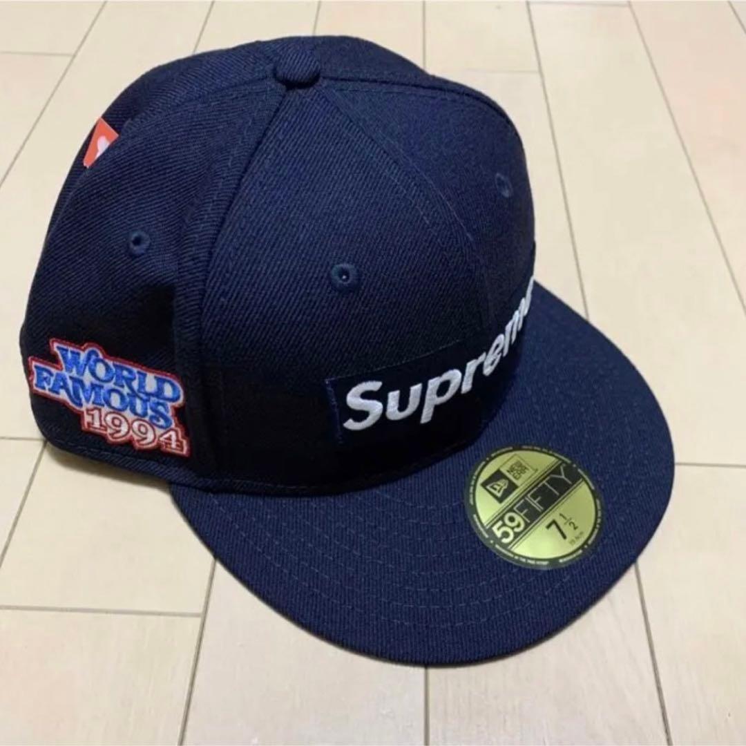 Supreme Box Logo New Era 紺 シュプリーム ニューエラ