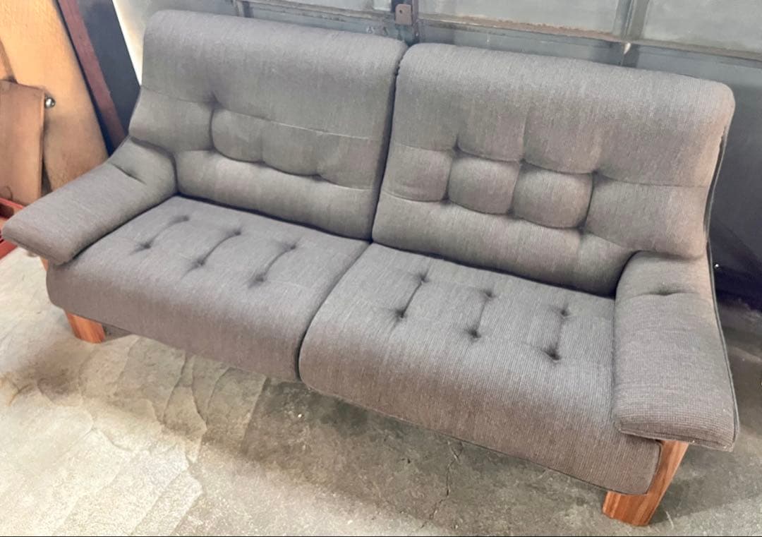 ③ 【送料込】 KARIMOKU カリモク 2人掛けソファUU4953R390