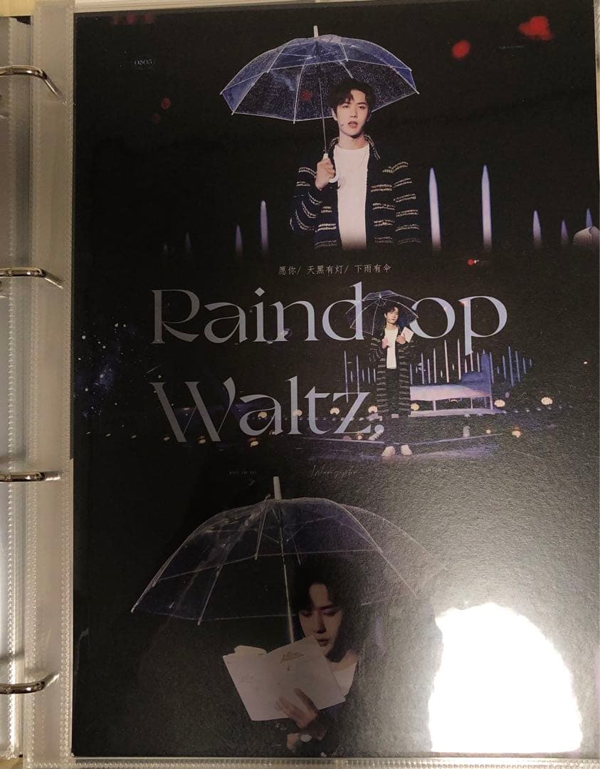 王一博 カードバインダー＋A4・Pカード他リフィル50枚付 アルバム w写真集