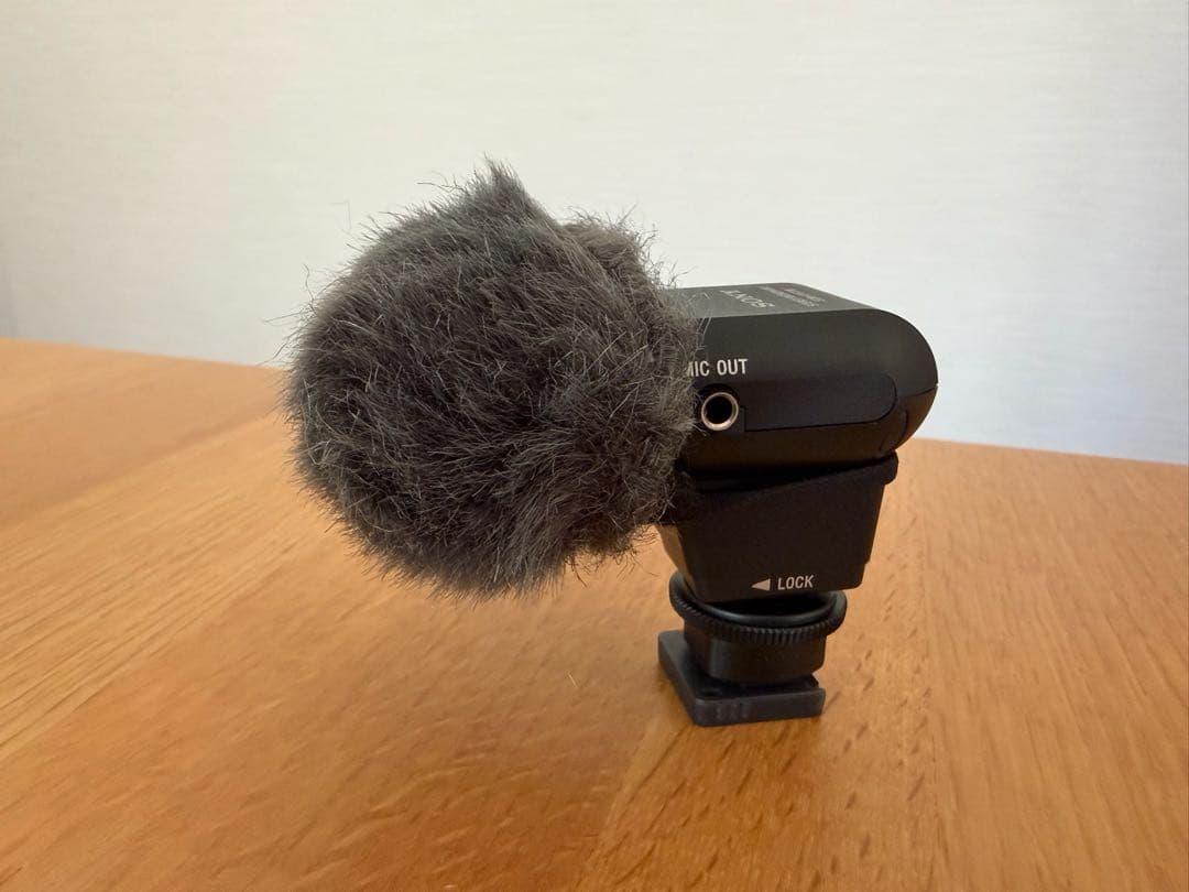 SONY 4K ビデオカメラ FDR-AX60、SONY純正ステレオマイクロホン