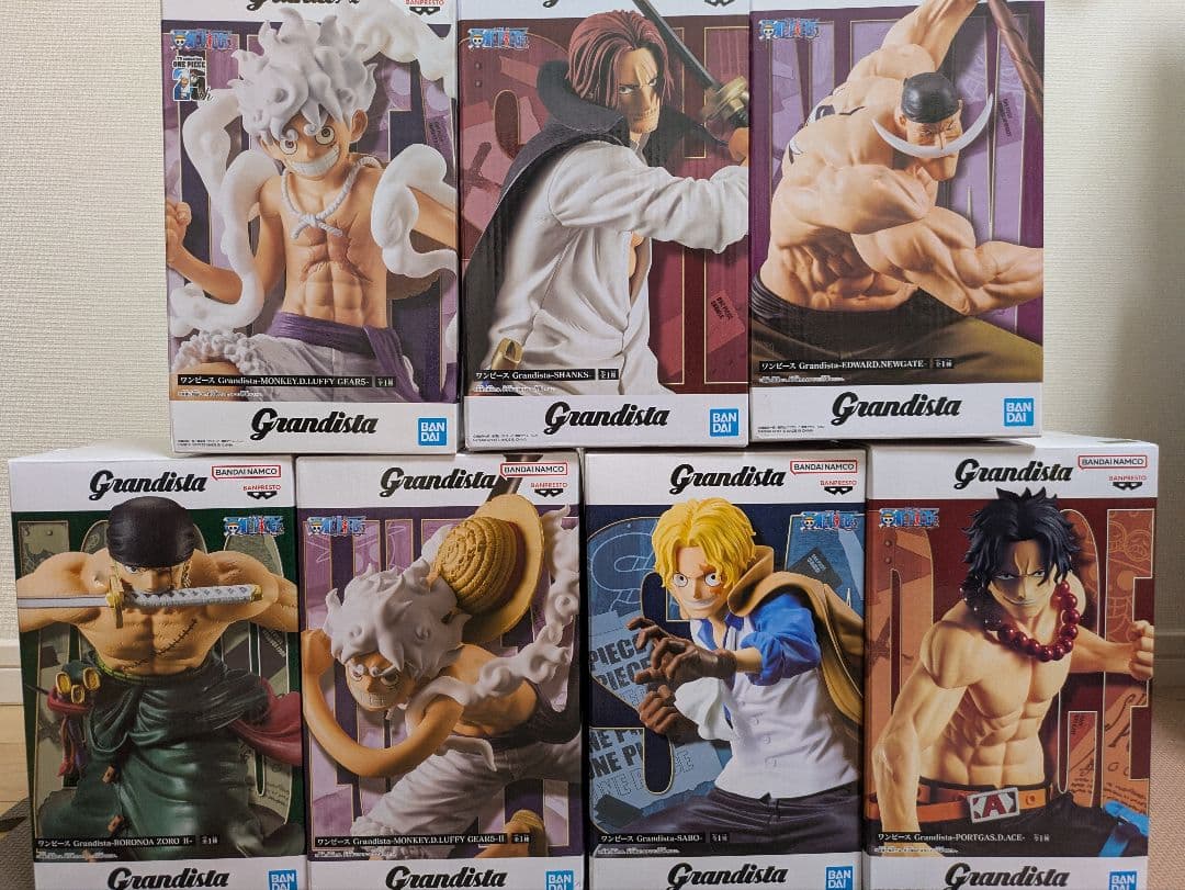 Grandista ワンピース　フィギュア７点