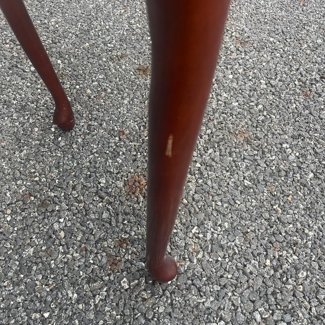 フジ　猫脚コンソール 引き出し付　ハーフムーンテーブル