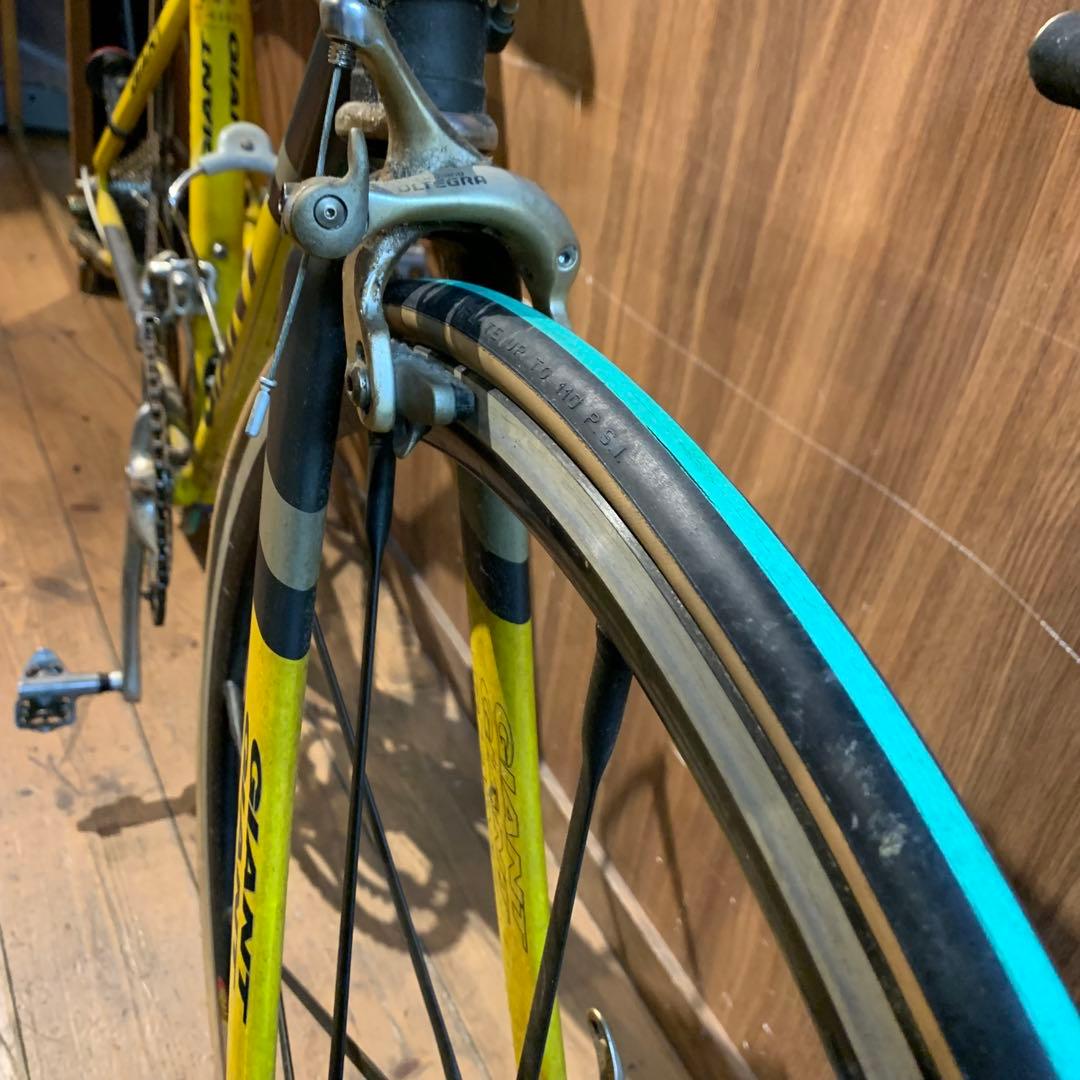 GIANT TCR-1 2000 ロードバイク イエロー 2×9ギア Sサイズ