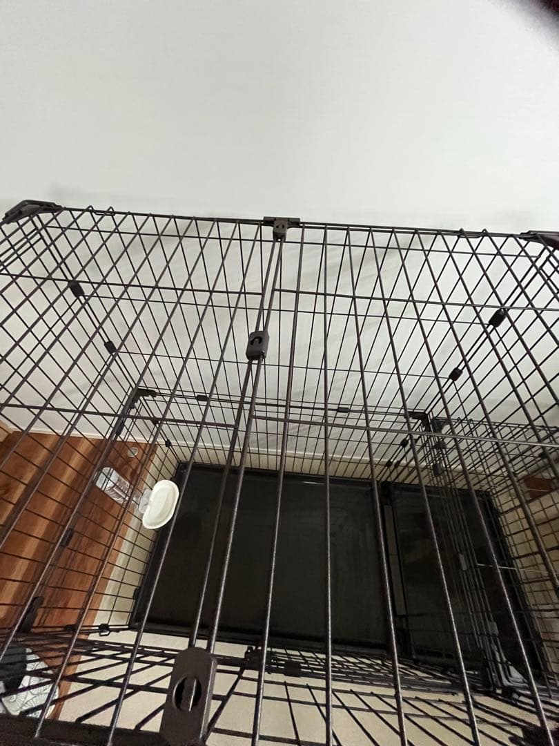 アイリスオーヤマ コンビネーションサークルにゃんこ向け 2段セット&連結サークル