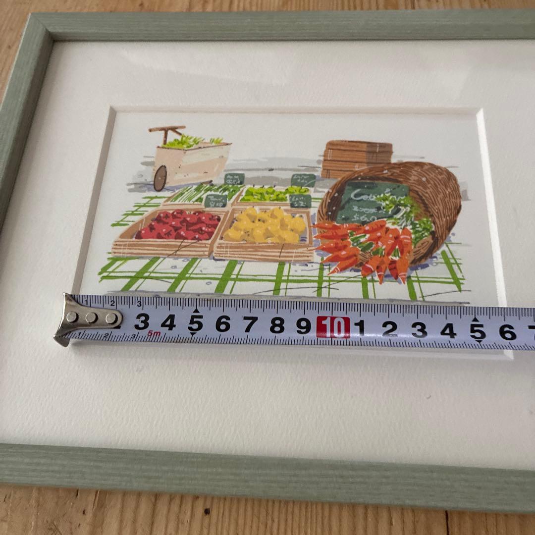 見杉宗則　リトグラフ　Market