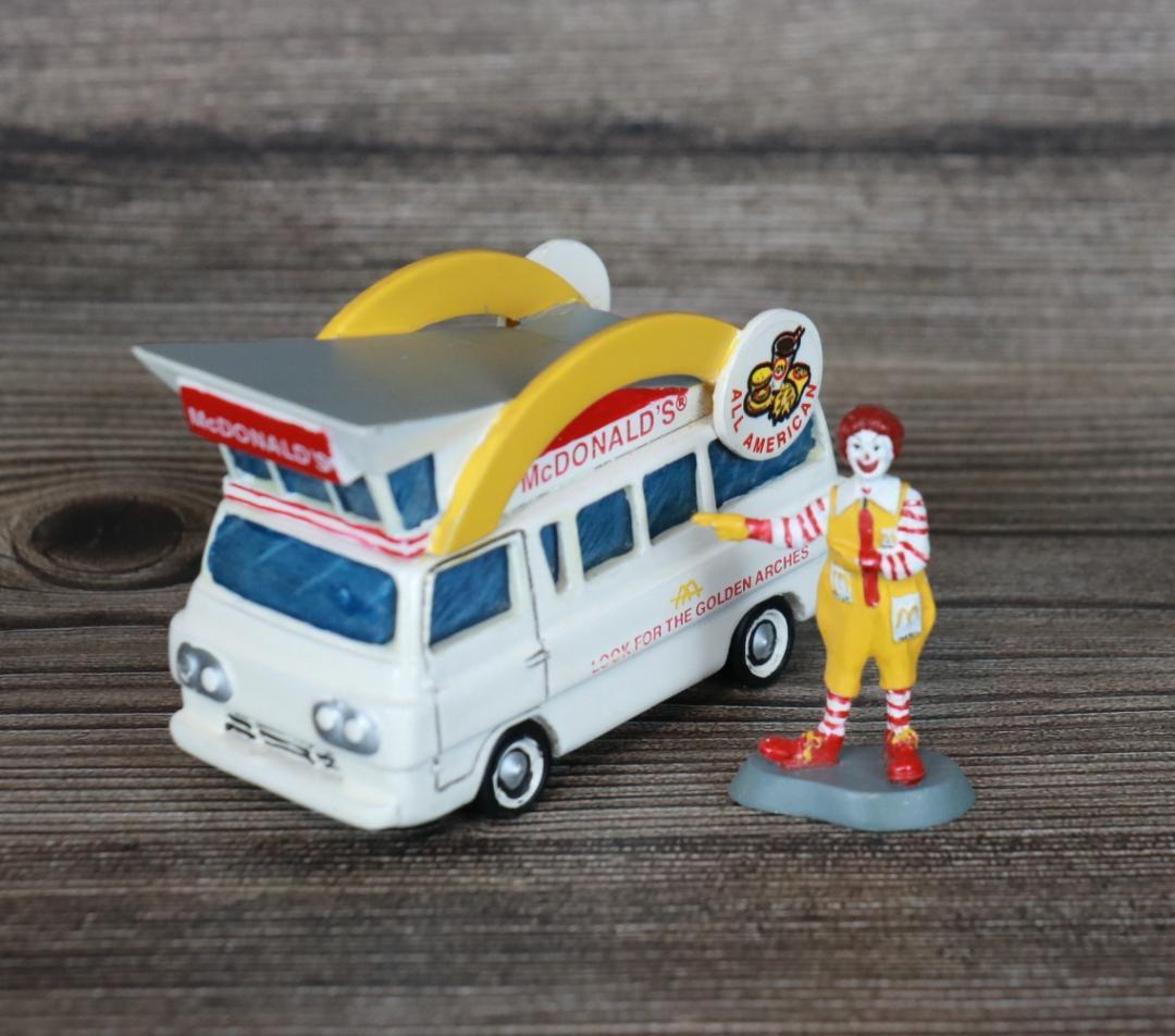 【ヴィンテージ】マクドナルド　アンティーク雑貨 ロナルドとマクドナルドのバン