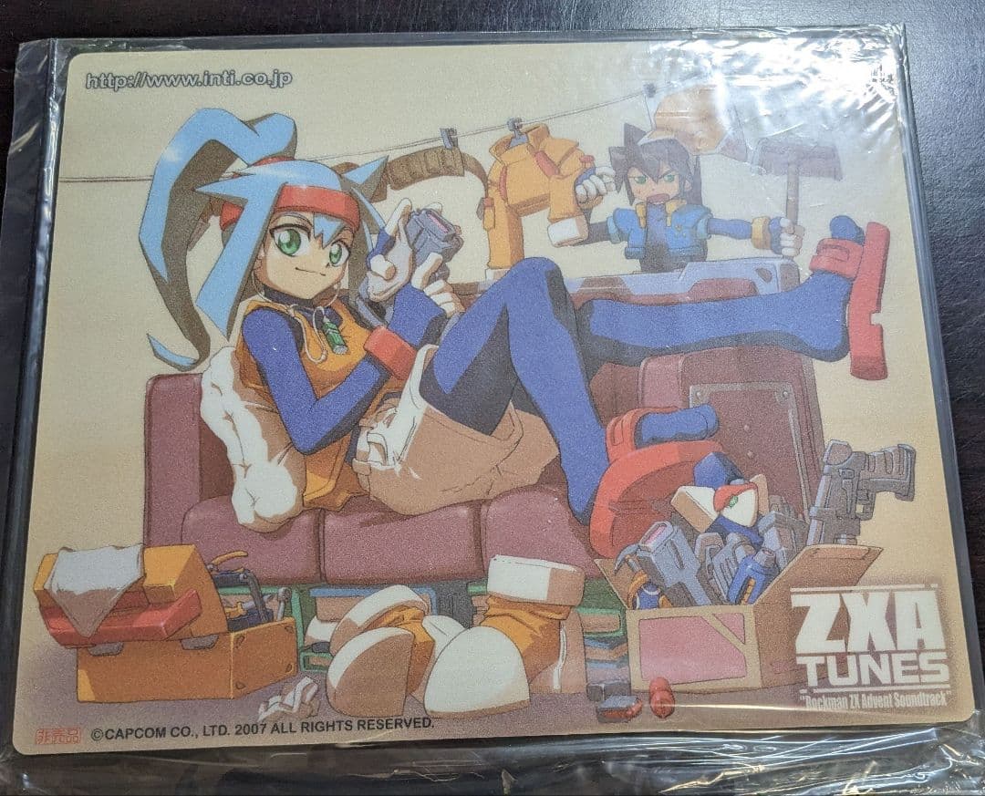 ZXA TUNES 特典マウスパッド ロックマンゼクスアドベント CD ZX