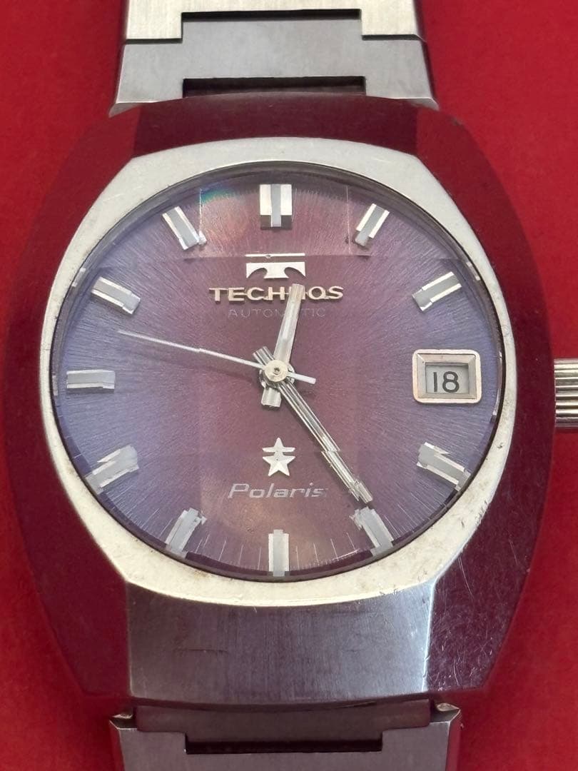TECHNOS テクノス 自動巻き ヴィンテージ 稼働品 腕時計