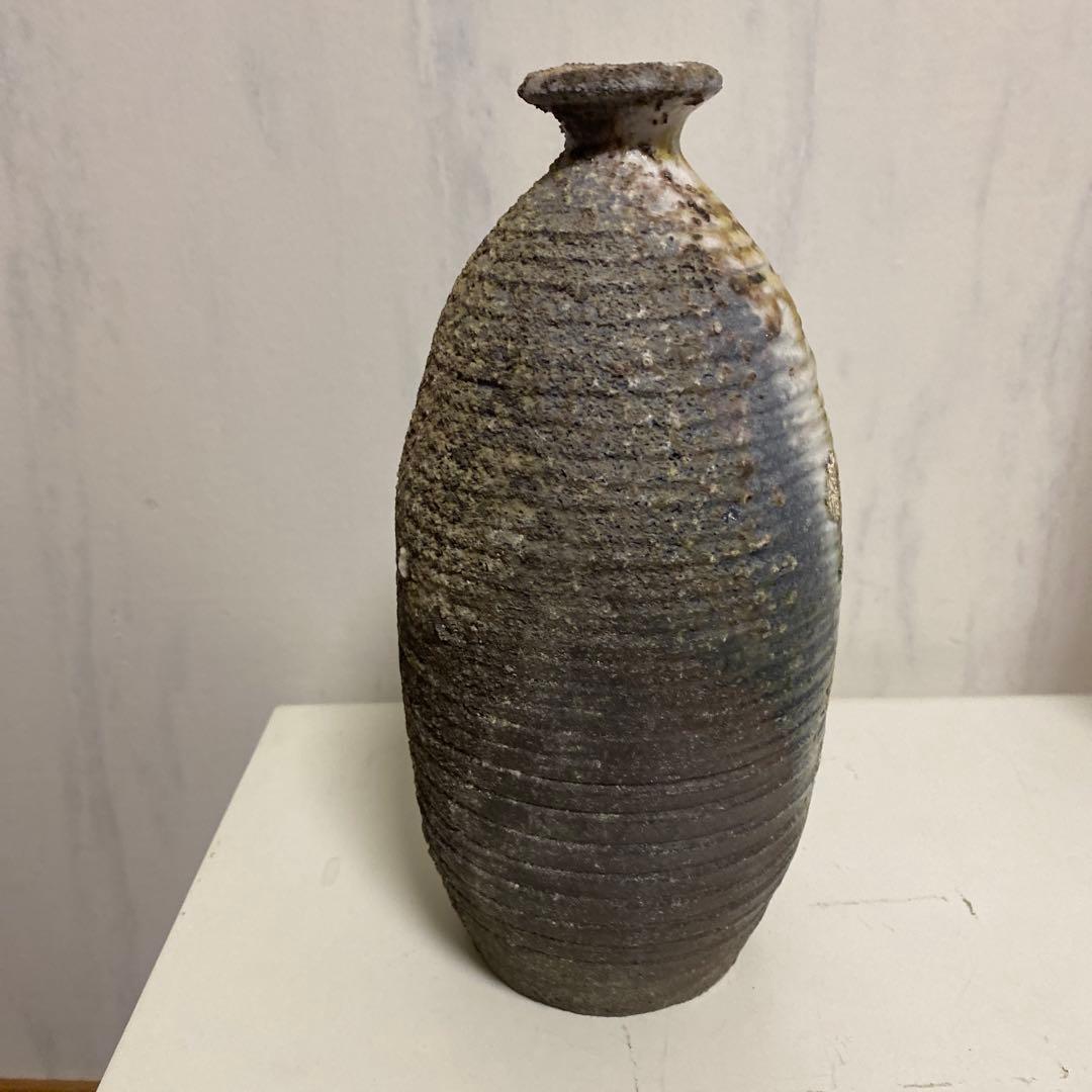 伊賀焼　自然釉　一輪挿し