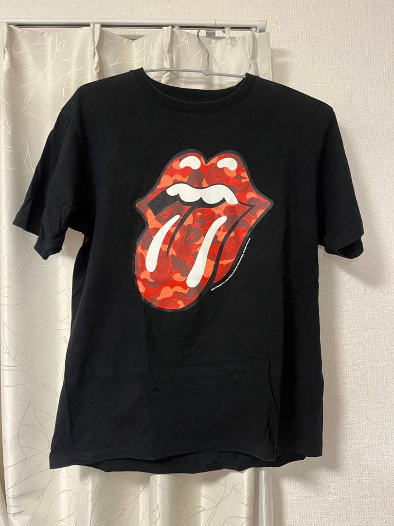 【2012年製】bape ローリング・ストーンズ Tシャツ L 日本製