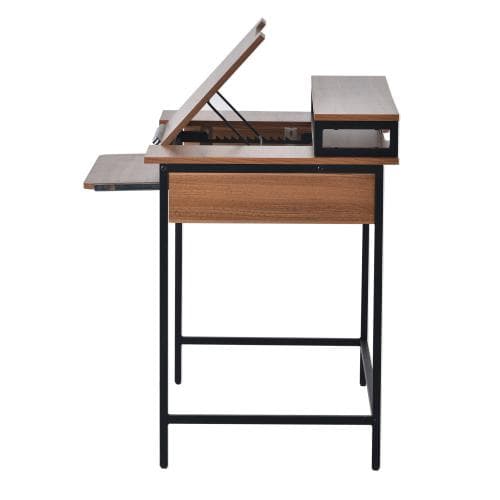 【新品登場】パソコンデスク ハイタイプとロータイプに切り替え可能 多段階調節ホル