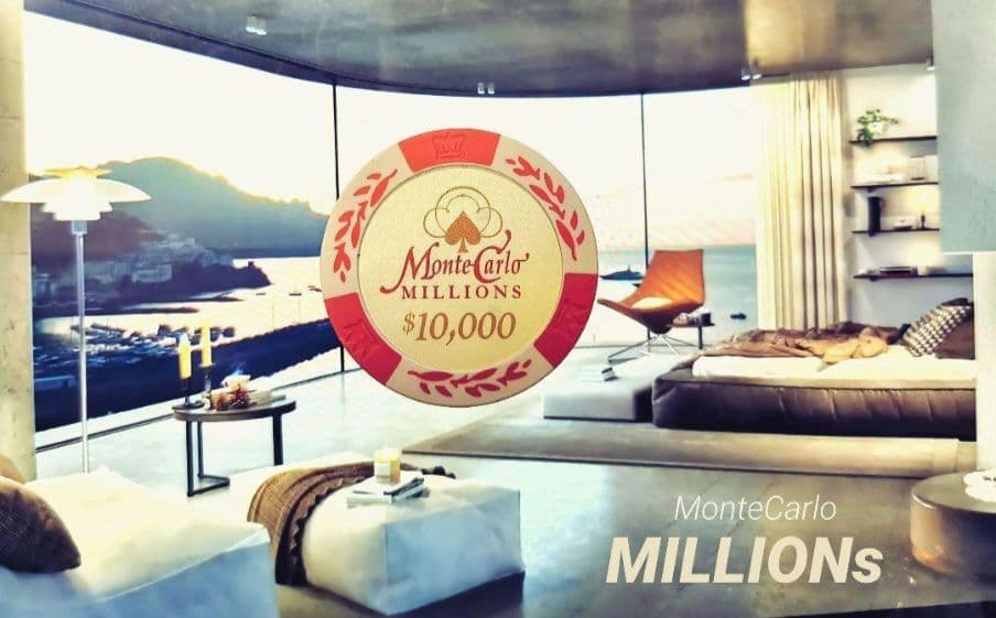 ポーカーチップ☆モンテカルロ・ミリオンズ☆特注セット