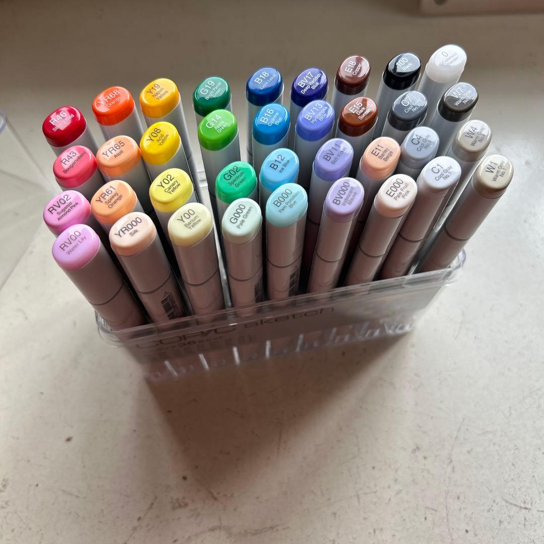コピックスケッチ　copic sketch ベーシック36色セット