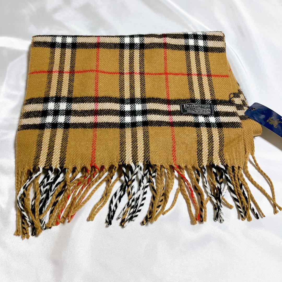 YUU'shop　バーバリー ノバチェック マフラー ストール ラムウール