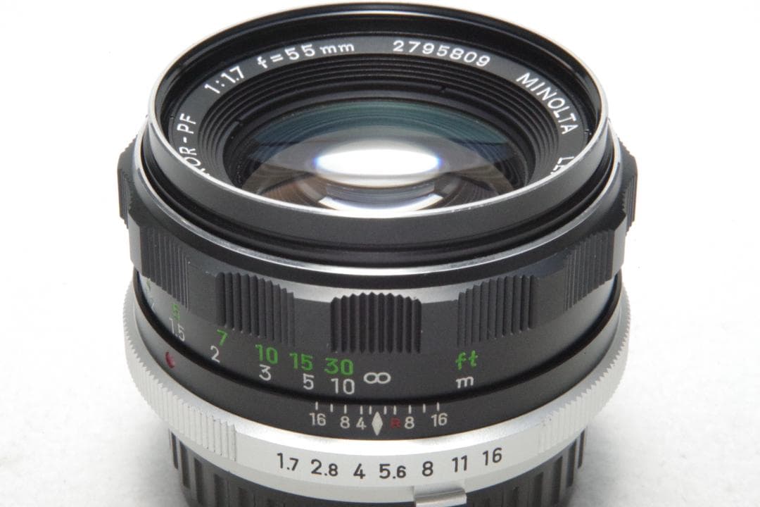 MINOLTA MC ROKKOR-PF 1:1.7 f=55mm 動作確認済