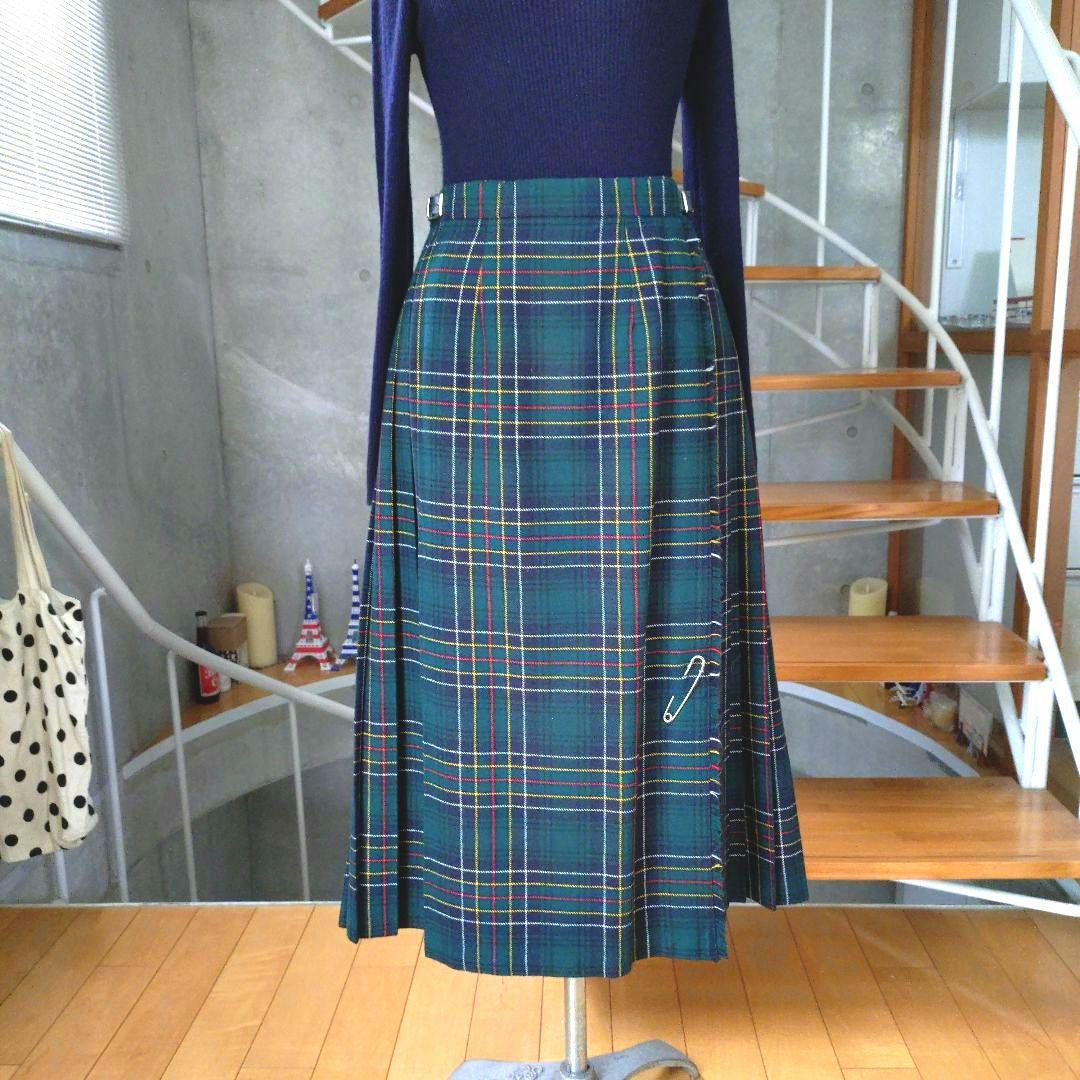 【O'neil of DUBLIN】キルトタータンチェックスカート
