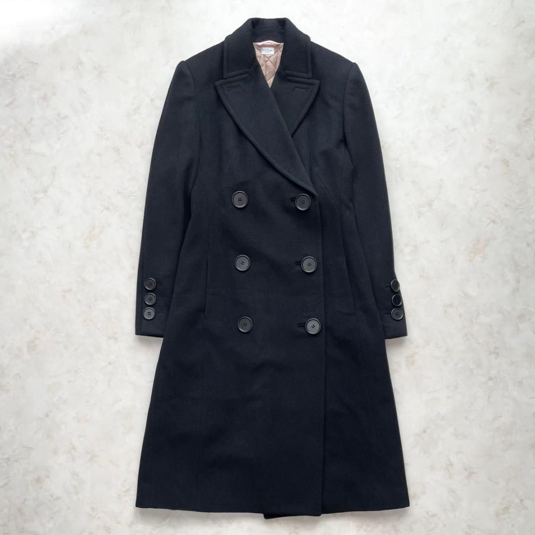 【新品】カシミヤ100％　Paul Smith　ロングコート チェスター　L