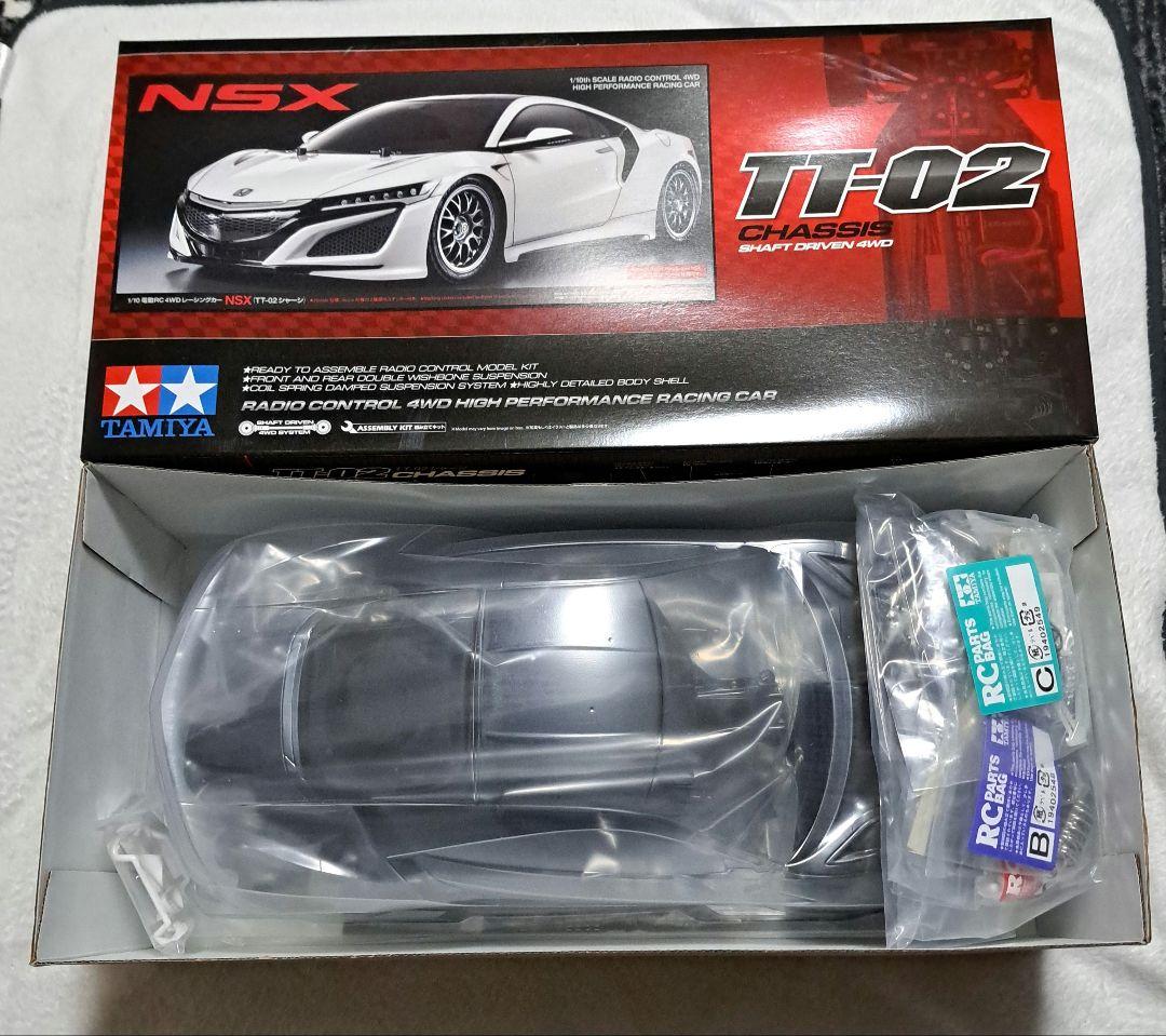 電動RC 4WDレーシングカー　NSX 　TT-02 シャーシ
